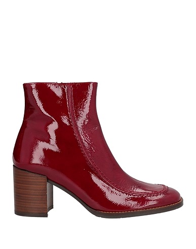 PERTINI Stiefelette Ziegelrot Leder