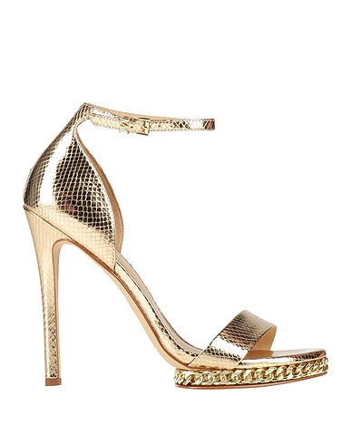 MICHAEL MICHAEL KORS Sandals Gold 100% Goat skin