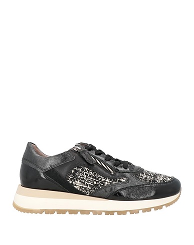 DL SPORT® Sneakers Nero Pelle, Fibre tessili