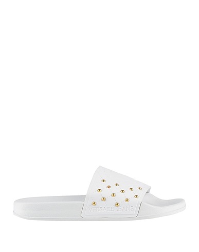 VERSACE JEANS COUTURE Sandals White Rubber