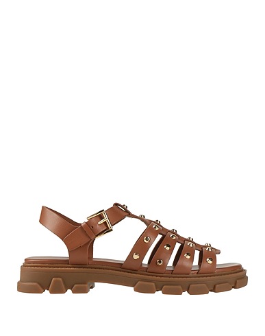 MICHAEL MICHAEL KORS Sandals Brown 100% Cow leather
