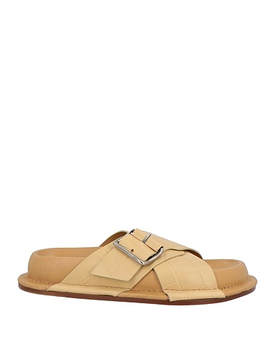 JIL SANDER Sandals Beige Leather