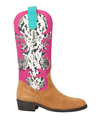 VIA ROMA 15 Boots Camel Leather