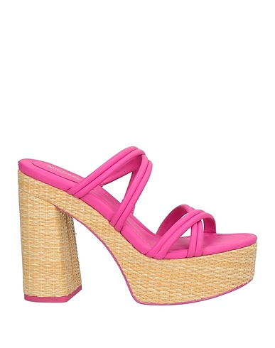 MICHAEL MICHAEL KORS Sandals Fuchsia Sheepskin, Goat skin