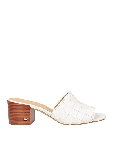 MICHAEL MICHAEL KORS Sandali Bianco 100% Pelle di pecora