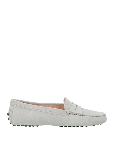 TOD'S 모카신 라이트 그레이 가죽