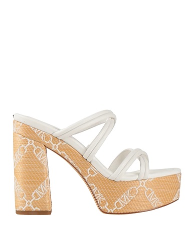 MICHAEL MICHAEL KORS Sandalen Weiß 100% Schafleder