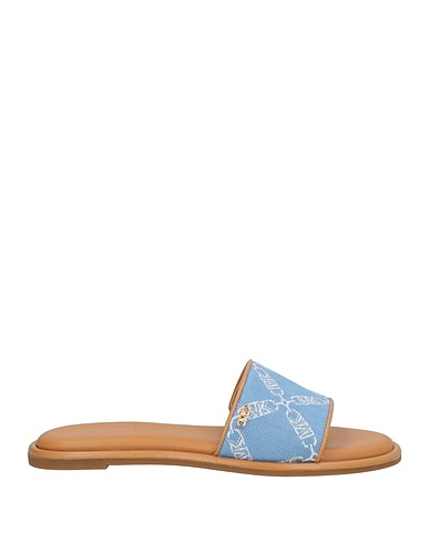 MICHAEL MICHAEL KORS Sandals Light blue 57% Cotton, 43% Polyester