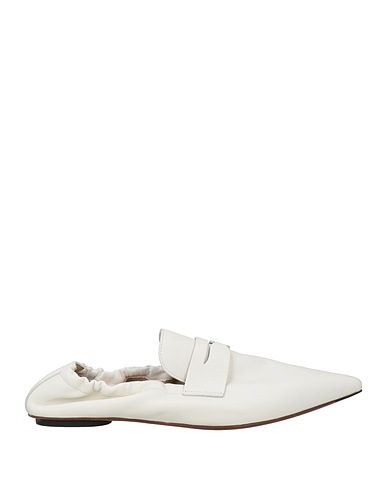 TOD'S Loafers White Leather