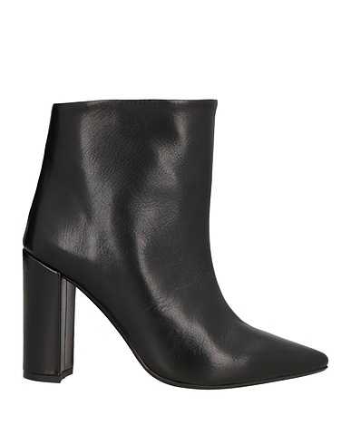 ANNA F. Ankle boot Black Leather