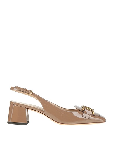 TOD'S Pumps Maulwurfsgrau Leder
