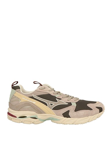 MIZUNO Sneakers Taupe Pigskin, Textile fibers