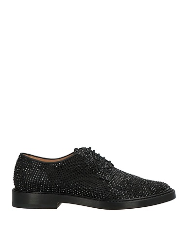 MAISON MARGIELA Laced shoes Black Textile fibres