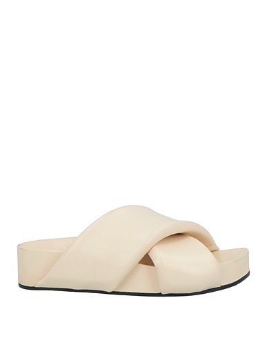 JIL SANDER Sandali Beige Pelle