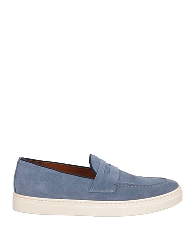 LORIS LORENZO Loafers Slate blue Leather