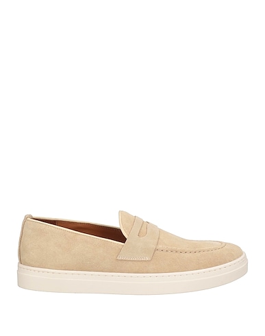 LORIS LORENZO Loafers Beige Leather