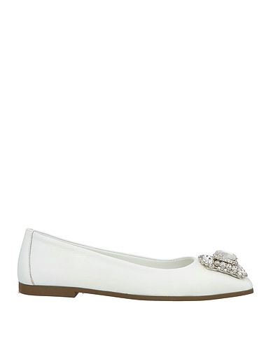 MASSIMO SANTINI Ballerine Bianco Pelle