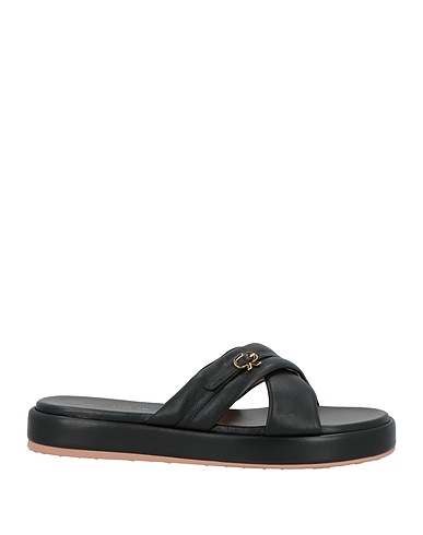 GIANVITO ROSSI Sandals Black Leather