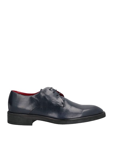 CORVARI Laced shoes Midnight blue Leather
