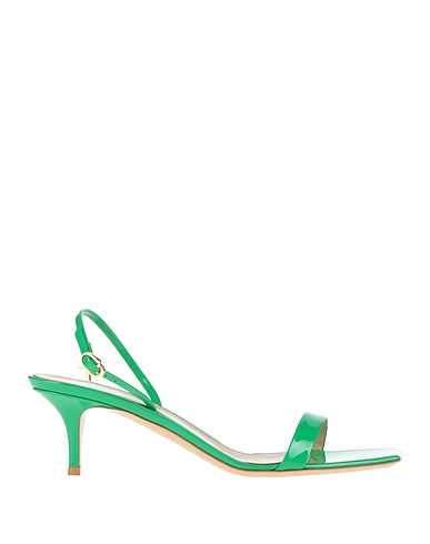 GIANVITO ROSSI Sandals Green Leather