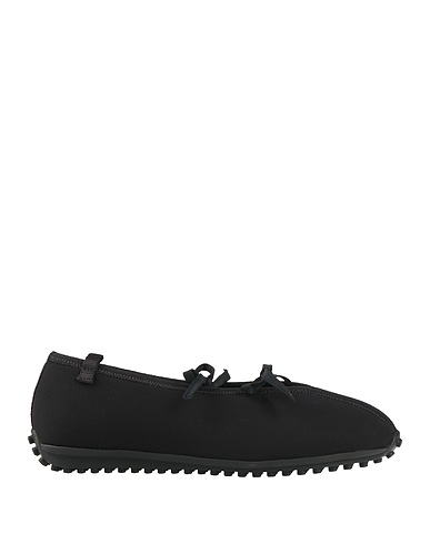 CECILIE BAHNSEN Ballet flats Black Textile fibers, Rubber
