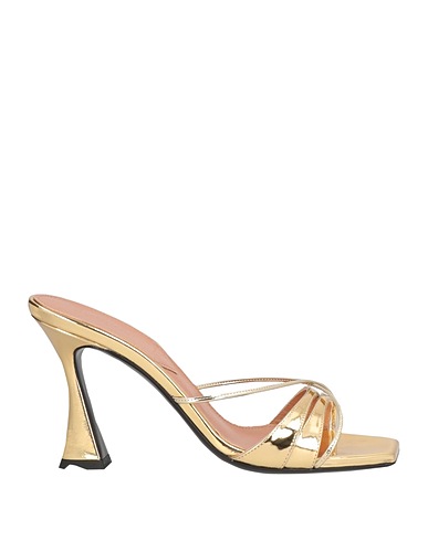 D'ACCORI Sandali Oro Pelle