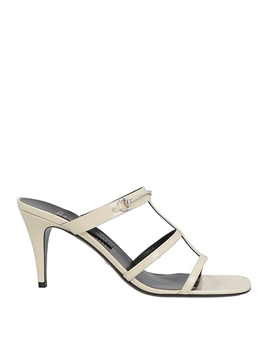 GUCCI Sandals Ivory Leather