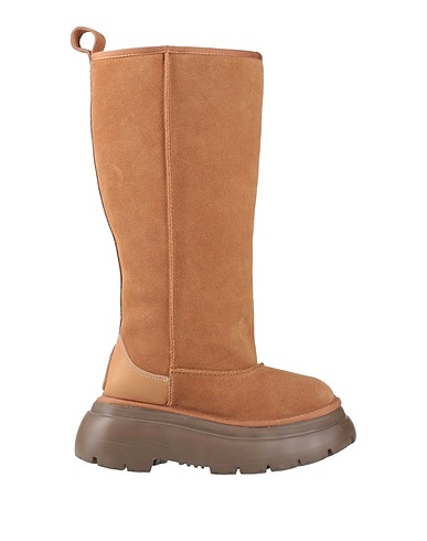 R13 Stiefel Sand Schaffell