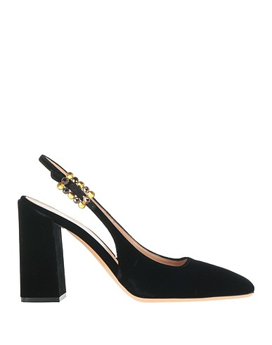 GIANVITO ROSSI Court Black Textile fibres