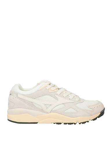 MIZUNO Sneakers Light grey Leather, Textile fibers