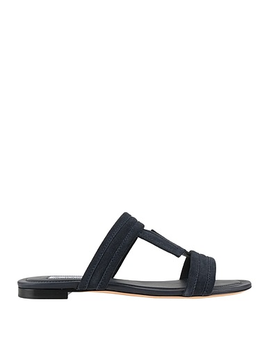 TOD'S Sandals Midnight blue Leather