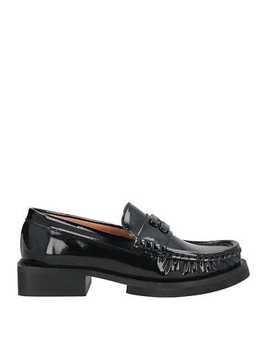 GANNI Mocassino Nero Fibre tessili