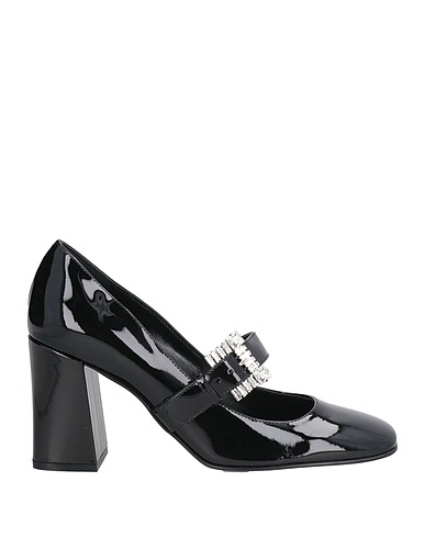 SERGIO ROSSI Court Black Leather