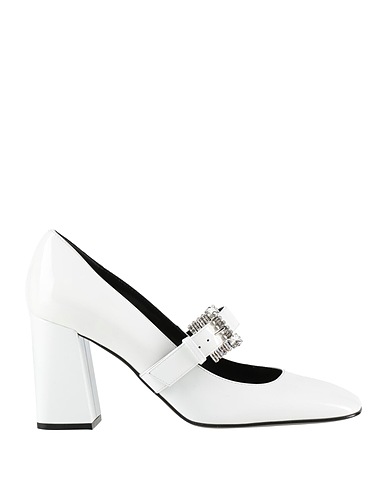 SERGIO ROSSI Court White Leather