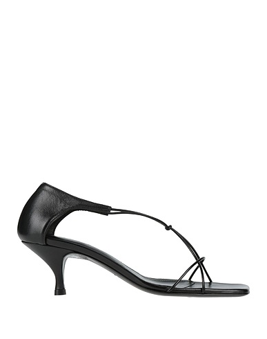 TOTEME Sandals Black Leather