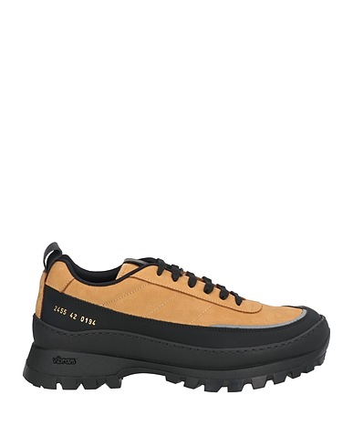 COMMON PROJECTS Ankle boot Camel Leather, Textile fibers