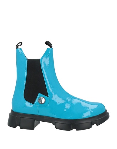 ACTITUDE by TWINSET Ankle boot Turquoise Textile fibres