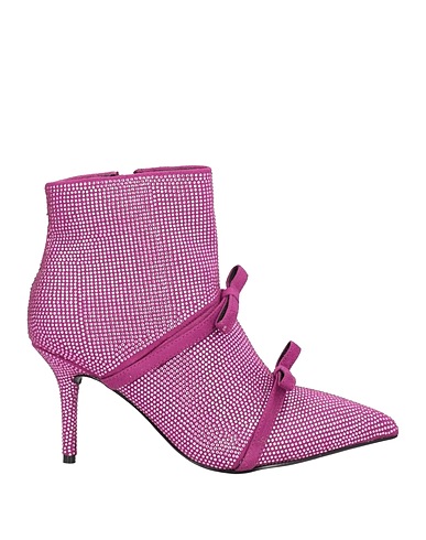 ACTITUDE by TWINSET Ankle boot Mauve Textile fibers