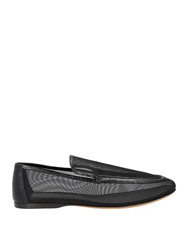 KHAITE Mocassins NERO Cuir, Fibres textiles