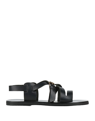 ANCIENT GREEK SANDALS Sandals Black Cowhide