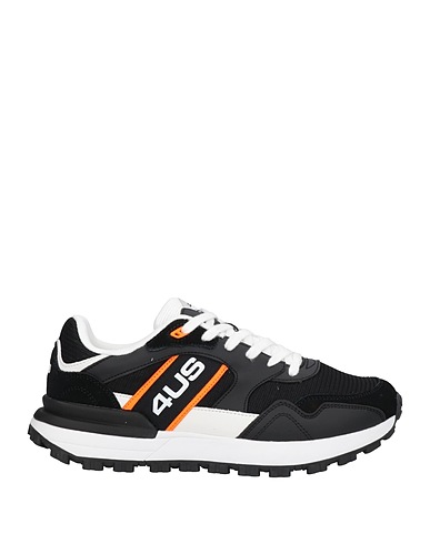 PACIOTTI 4US Sneakers Nero Fibre tessili, Pelle
