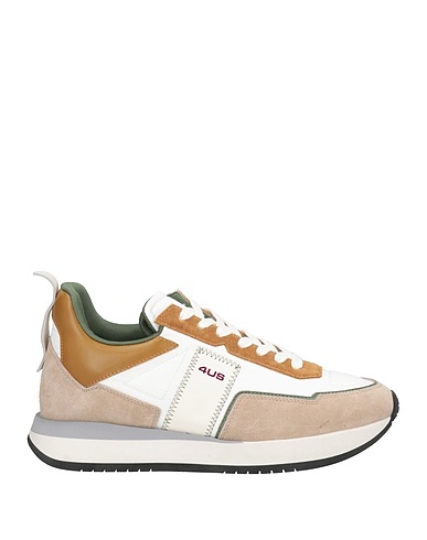 PACIOTTI 4US Sneakers White Textile fibres, Leather