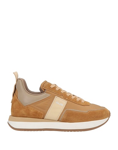 PACIOTTI 4US Sneakers Cammello Pelle, Fibre tessili