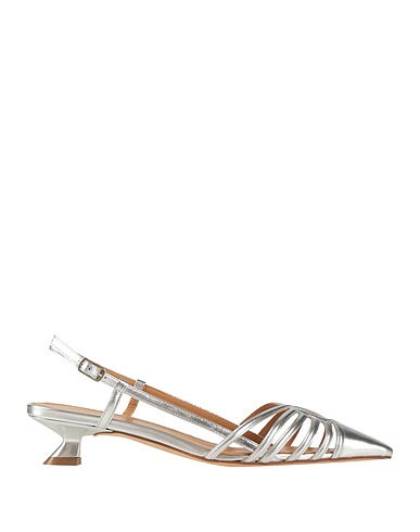 NICOLE BONNET Paris Ballerinas Silber Leder