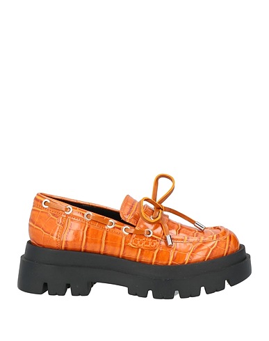 ACTITUDE by TWINSET Loafers Orange Leather