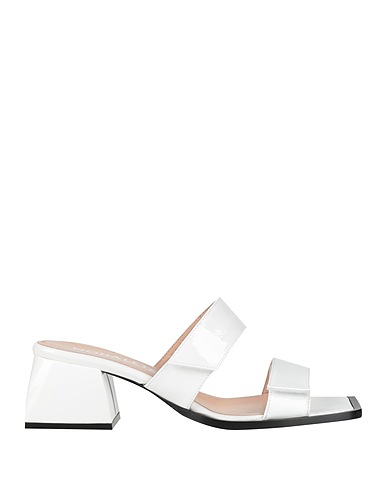 NODALETO Sandals White Leather
