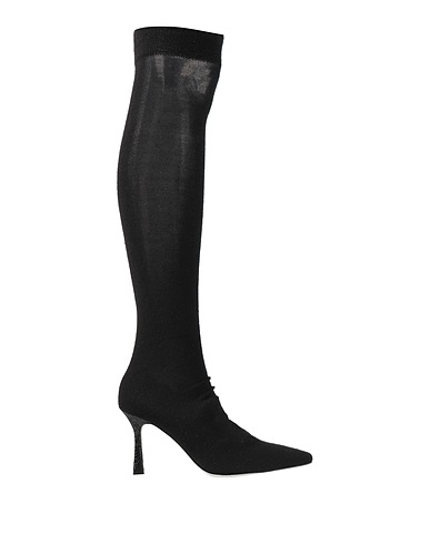 RENE' CAOVILLA Boots Black Textile fibers