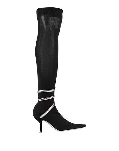 RENE' CAOVILLA Boots Black Textile fibres