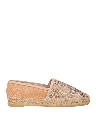 RENE' CAOVILLA Espadrilles Leather, Textile fibres