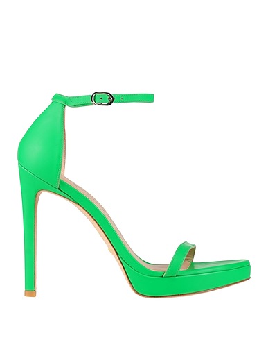 STUART WEITZMAN Sandals Green Leather